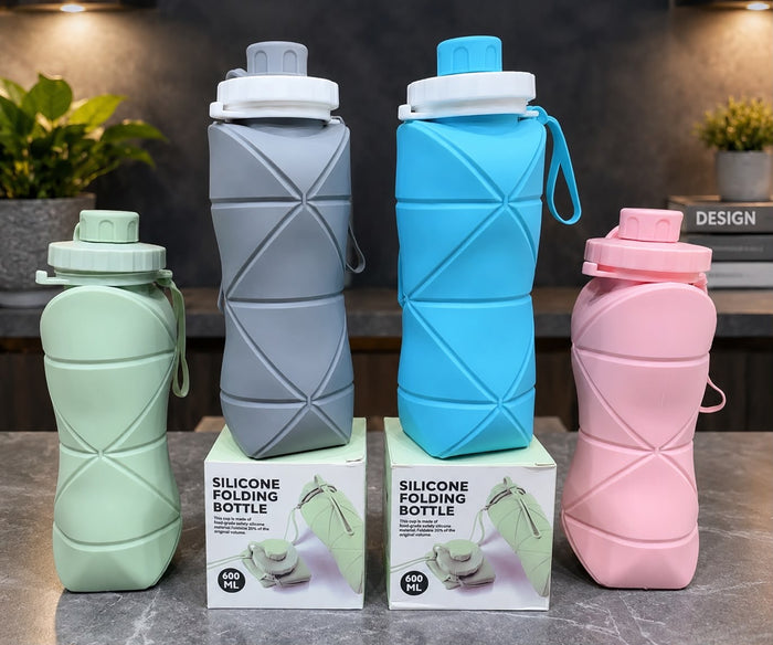 Silicone Folding Travel Bottle 600ml