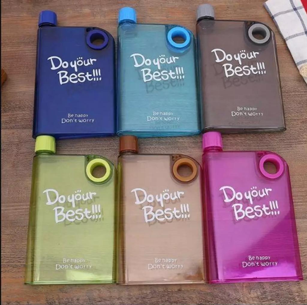 A5 Flat Water Bottle 420ml