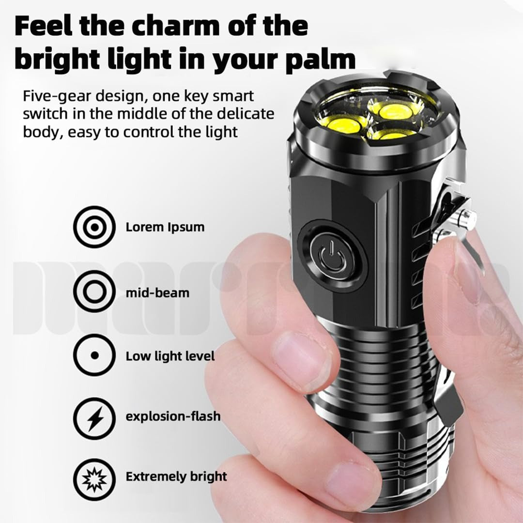 Rechargeable Mini LED Flashlight