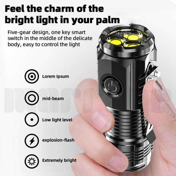 Rechargeable Mini LED Flashlight